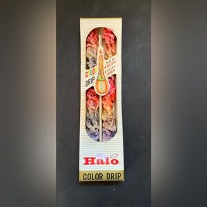 Vintage Halo Color Drip Candles